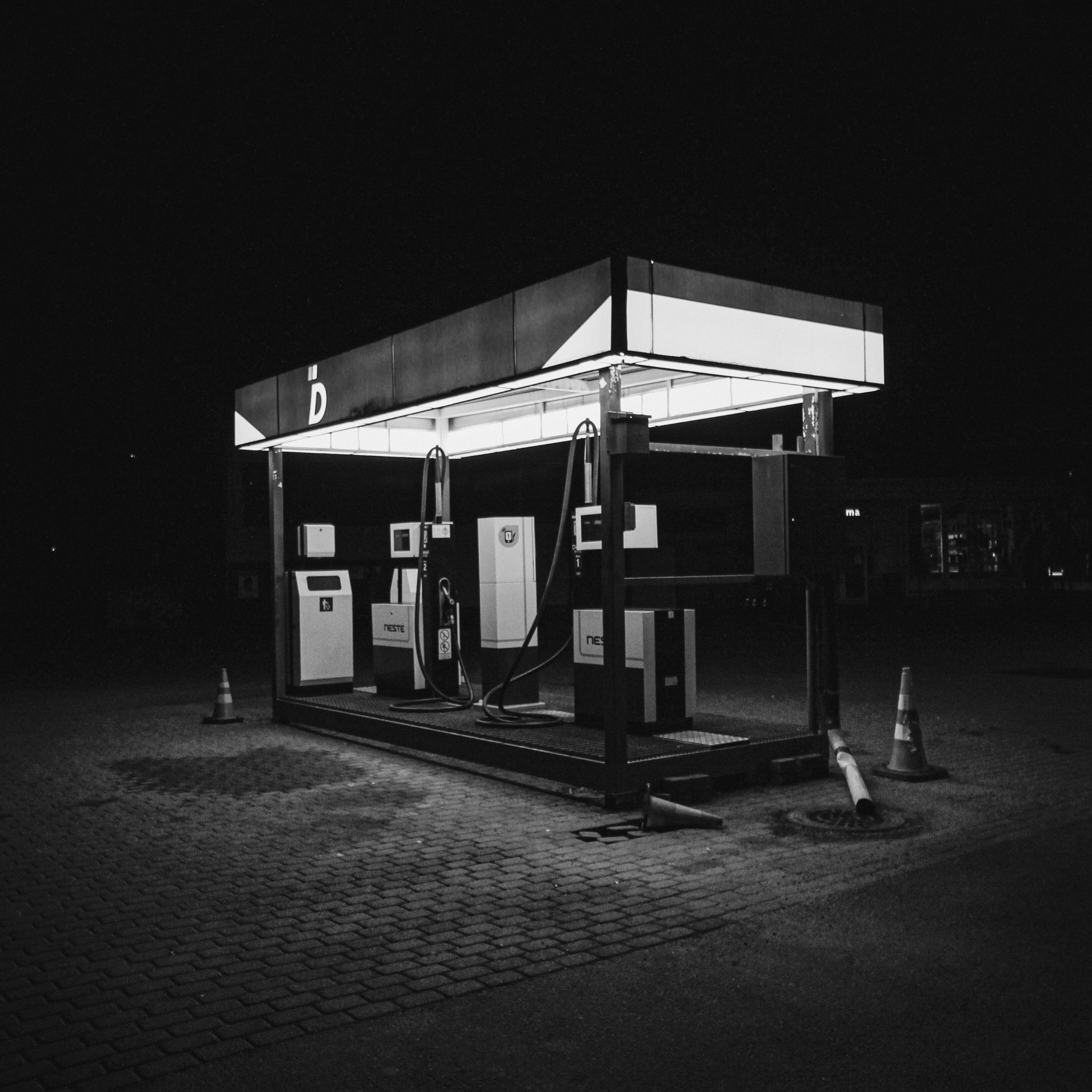 gas station