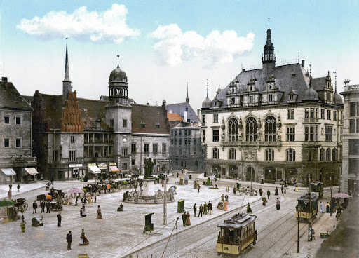 Halle Saale Marktplatz